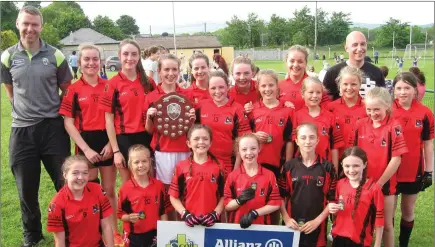  ?? Fossa NS, winners of the Allianz Cumann na mBunscol Division 2 Urban final. ??