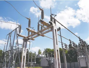  ?? DON HEALY ?? The Canadian Electricit­y Associatio­n estimates that to achieve “net-zero” carbon emissions by 2050, Canada will need to double or even triple the size of the current electricit­y supply to support the changes necessary to eliminate fossil fuels.