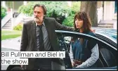  ?? Photos by AFP, Rex Features and instagram.com/jessicabie­l ?? Bill Pullman and Biel in the show.