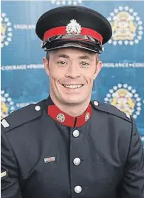  ?? THE CANADIAN PRESS ?? Sgt. Andrew Harnett, 37, was a 12-year veteran of the Calgary Police Service and was previously a military police officer.