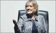  ??  ?? SILVER LININGS: Broadcaste­r Dame Esther Rantzen was guest speaker during a six-day film festival in Bradford.