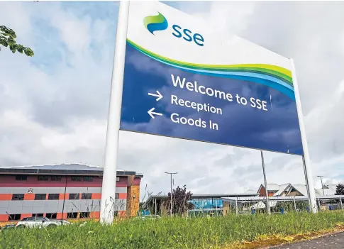  ??  ?? ENERGY: The Perth headquarte­rs of SSE. The firm said the sale will realise a total cash considerat­ion of £995 million. Picture by Steve MacDougall.