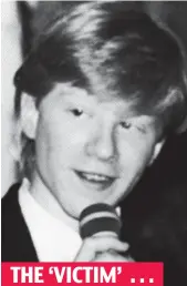  ??  ?? Child star: Anthony Rapp as teen in 1988