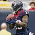  ?? THOMAS B. SHEA / GETTY IMAGES 2016 ?? The Texans are seeing progress from Braxton Miller, a former third-round draft pick and Big Ten Conference Offensive Player of the Year. He finished 2017 with a career-high 19 catches for 162 yards and one TD.