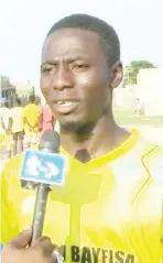  ?? ?? Issah Umar, Kano indigene for Bayelsa langa team