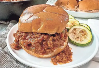  ?? ROBIN MILLER/SPECIAL TO ARIZONA REPUBLIC ?? Sloppy Joes are a family friendly weeknight classic.