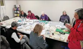 ?? SUBMITTED PHOTO ?? Community Threads meets at the Kutztown Community Library every Monday. All experience levels with sewing and quilting are welcome to attend meetings.