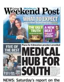  ??  ?? NEWS: Saturday’s report on the medical centre plans.