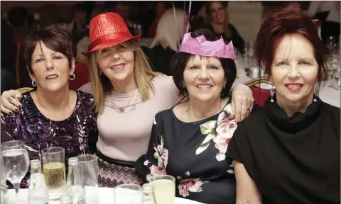  ??  ?? Having a good time at their Christmas partyin the Royal Hotel were sisters Breda Ryan, Kay Hall, Laura Burns and Diane Pierce.