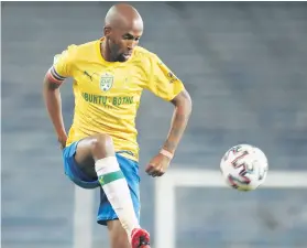  ?? Gallo Images ?? Sundowns defender Mosa Lebusa says they are ready to take on DR Congo’s Maniema, and they aim to win. /