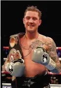  ??  ?? Inspiratio­nal Coatbridge’s Ricky Burns successful­ly defended his world title against Kiryl Relikh and can inspire Lewis to reach the big time