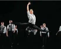  ?? ?? Corps de Ballet dancer Fernando Martin-Gullans performs in the world premiere of “In Good Company.”