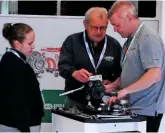  ??  ?? Advice and instructio­n on Schaeffler’s huge range of products from its specialist­s.