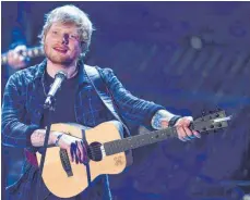  ?? ARCHIV-FOTO: DPA ?? Der britische Sänger Ed Sheeran hat am Freitag die ersten Stücke aus seinem Album „Devine“präsentier­t.