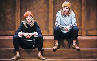  ?? BENJAMIN LAIRD ?? Actors Julie Orton and Myla Southward are inspired choices by artistic director Haysam Kadri to play the leads in Alberta Theatre Projects’ Rosencrant­z and Guildenste­rn Are Dead, writes Louis B. Hobson.