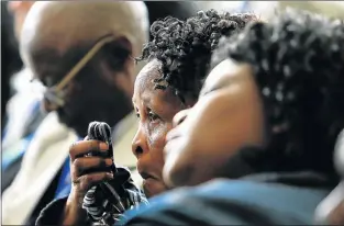  ?? Picture: ALON SKUY/THE TIMES ?? TRAGEDY RELIVED: An emotional Jabulisile Ngqondwana at the hearing in Johannesbu­rg. She lost Vusi Ngqondwana, her eldest child