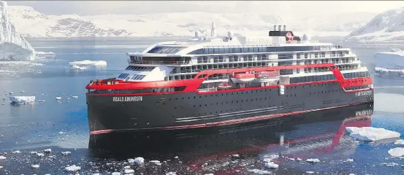  ?? HURTIGRUTE­N ?? Hurtigrute­n will make voyages to Alaska beginning in 2020.