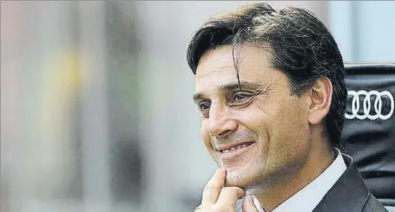  ?? FOTO: GETTY ?? Vincenzo Montella se hará cargo del Sevilla apenas un mes más tarde de haber salido del Milan por la puerta de atrás después de no lograr los resultados que se esperaban este curso