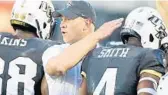  ?? STEPHEN M. DOWELL/STAFF FILE PHOTO ?? Scott Frost is looking for solid play on offense, defense and special teams as the Knights head down the stretch.