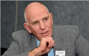  ?? JOHN HAWKINS/STUFF ?? Former BNZ chairman Kerry McDonald says in his 17 years on the BNZ board he was never interviewe­d by the Reserve Bank to test his understand­ing of the banking and finance industry.