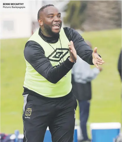  ?? Picture: Backpagepi­x ?? BENNI MCCARTHY