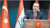  ?? EPA ?? Investors are monitoring Turkish President Recep Tayyip Erdogan’s souring relations with the U.S., a NATO ally.