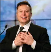  ?? ?? Elon Musk, founder, CEO and chief engineer of Spacex