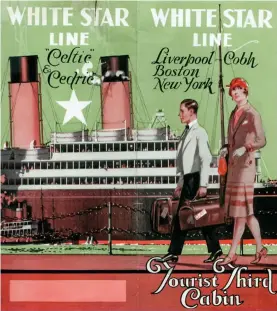  ??  ?? The White Star Line was Cunard’s main trans-atlantic rival before the First World War (see The Big Four).