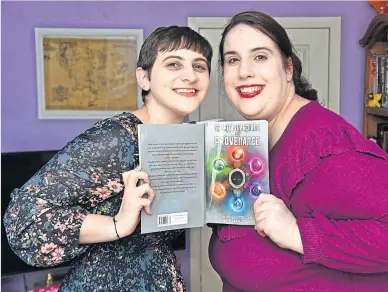  ?? ?? Write stuff
Co-authors Karen Cooper (left) and Sophie Petticrew with their book ‘Spirit Guardians of Provenance’