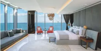  ??  ?? ■ The Presidenti­al Penthouse at Serenia Residences, Palm. Developed by Palma, the average size of the unit is 15,000 square feet.