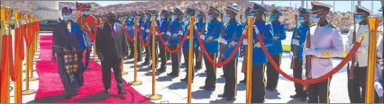  ?? Photos: Presidency ?? Diplomacy… Heads of diplomatic missions presented their letters of credence to President Hage Geingob at State House.