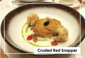  ?? ?? Crusted Red Snapper