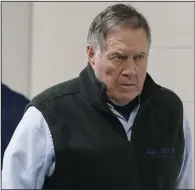  ?? (AP/Gene J. Puskar) ?? Bill Belichick declined to answer questions about his future as the New England Patriots’ head coach Wednesday. NBC Sports Boston reported on Tuesday night that owner Robert Kraft had already decided to fire the six-time Super Bowl champion after this season.