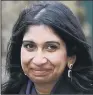  ??  ?? SUELLA BRAVERMAN:
Misunderst­ood Attorney General’s role, Nick Thomas-Symonds said.