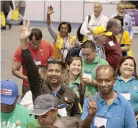  ?? | LIONS CLUB INTERNATIO­NAL ?? Lions Internatio­nal volunteers from110 countries are inChicago for the Lions Internatio­nal Centennial Convention. LCIwas founded in Chicago in 1917.