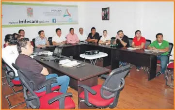  ??  ?? Reunión de logística del Encuentro Nacional Deportivo Indígena 2018