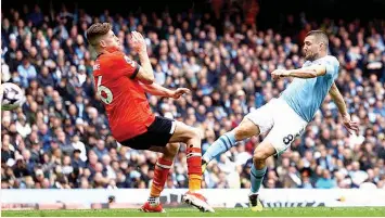  ?? ?? Mateo Kovacic scored in Man City 5- 1 victory against Luton Town yesterday. His domestic goals this season have come against Luton Town