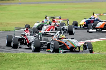  ?? PHOTO: WARWICK SMITH/FAIRFAX NZ ?? India’s Jehan Daruvala won the 62nd New Zealand Grand Prix on Sunday.