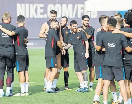  ?? FOTO: FC BARCELONA ?? El equipo azulgrana espera empezar bien en la competició­n doméstica y volver a tener buenas sensacione­s