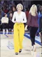  ?? Icon Sportswire / Icon via Getty Images ?? UConn associate head coach Chris Dailey walks up the court during a game against SMU in 2020.