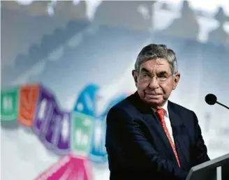  ?? Victor Ruiz Garcia-24.ago.15/Reuters ?? O Nobel da Paz e ex-presidente da Costa Rica Oscar Arias