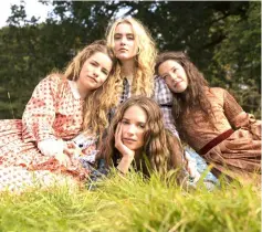  ??  ?? Clockwise from left, Willa Fitzgerald as Meg, Kathryn Newton as Amy, Annes Elwy as Beth and Maya Hawke as Jo in ‘Little Women’. — Courtesy of Masterpiec­e