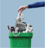  ?? ?? e-waste is the absence of penalties for this action. He suggested Kuwait Municipali­ty should enact strict regulation­s on this matter, similar to those in other developed countries, and impose fees whenever people dispose of any material in a non-environmen­tally friendly manner.