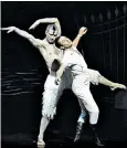  ??  ?? Reimagined: Matthew Bourne’s Swan Lake famously features an all-male ensemble