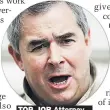  ??  ?? TOP JOB Attorney General Geoffrey Cox