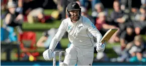  ?? GETTY IMAGES ?? Black Caps opener Tom Blundell sets off for a single yesterday.