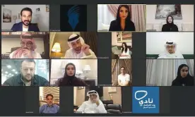  ??  ?? Arab Social Media Influencer­s Club holds its second live virtual session.
