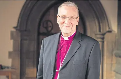  ?? Picture: Steve MacDougall. ?? Bishop Ian Paton at St Ninian’s Cathedral in North Methven Street, Perth.