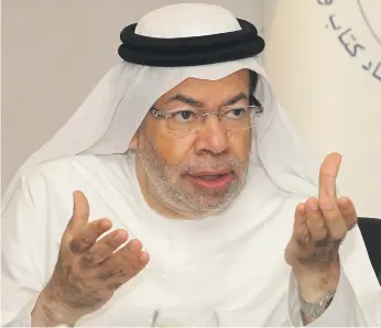  ?? Sharjah Internatio­nal Book Fair ?? The Emirati poet and journalist Habib Al Sayegh, who has died aged 64