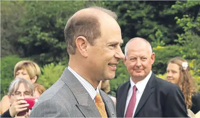  ?? Picture: Dougie Nicolson. ?? Prince Edward will be visiting Brechin and Montrose this week.